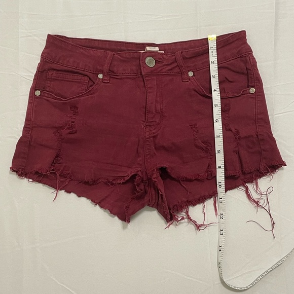 Blue asphalt distressed shorts - Picture 4 of 5